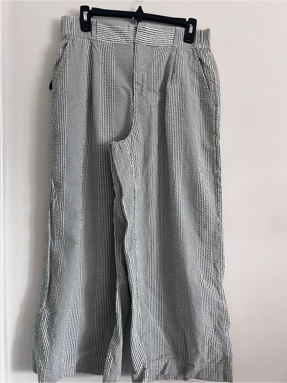 Free People small Seersucker Hybrid Shorts
